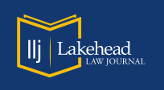Lakehead Law Journal Logo